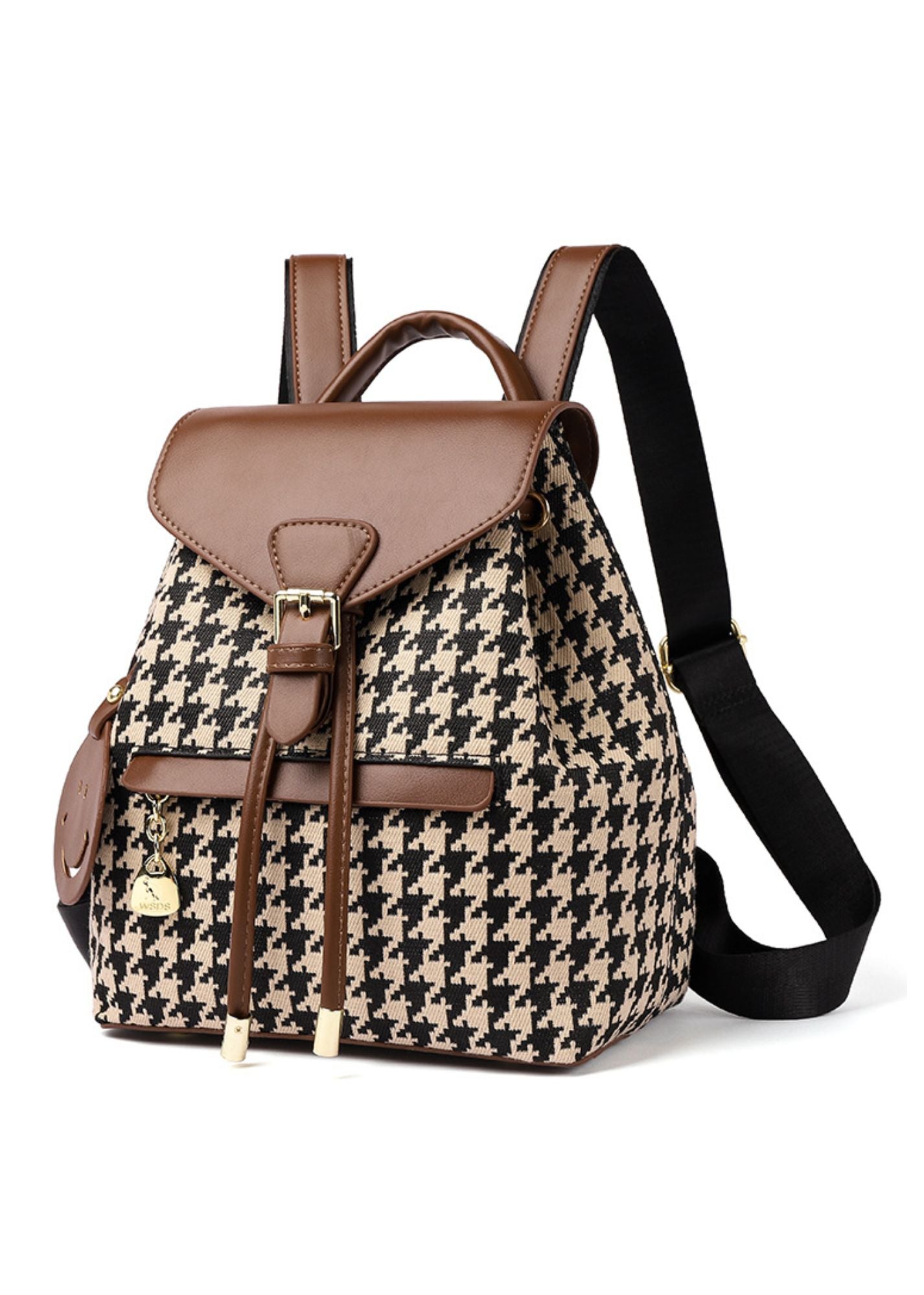 Houndstooth Women's Backpack, High Capacity Bags